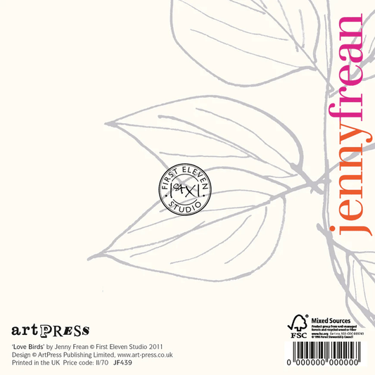 Love Birds Jenny Frean Greeting Card | The Jewellery Stop