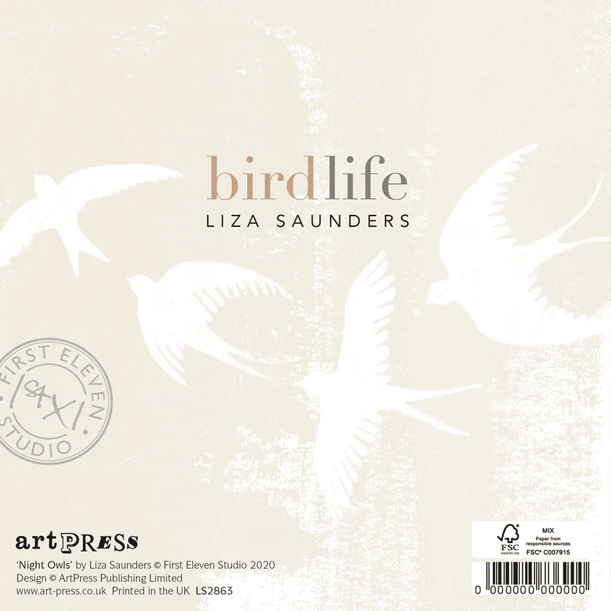 Night Owls Liza Saunders Greeting Card | The Jewellery Stop