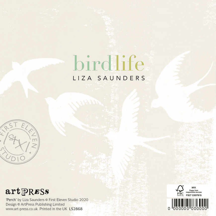 Perch Liza Saunders Greeting Card | The Jewellery Stop