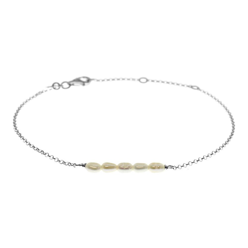 Sterling Silver Freshwater Pearl Cluster Bracelet | The Jewellery Stop