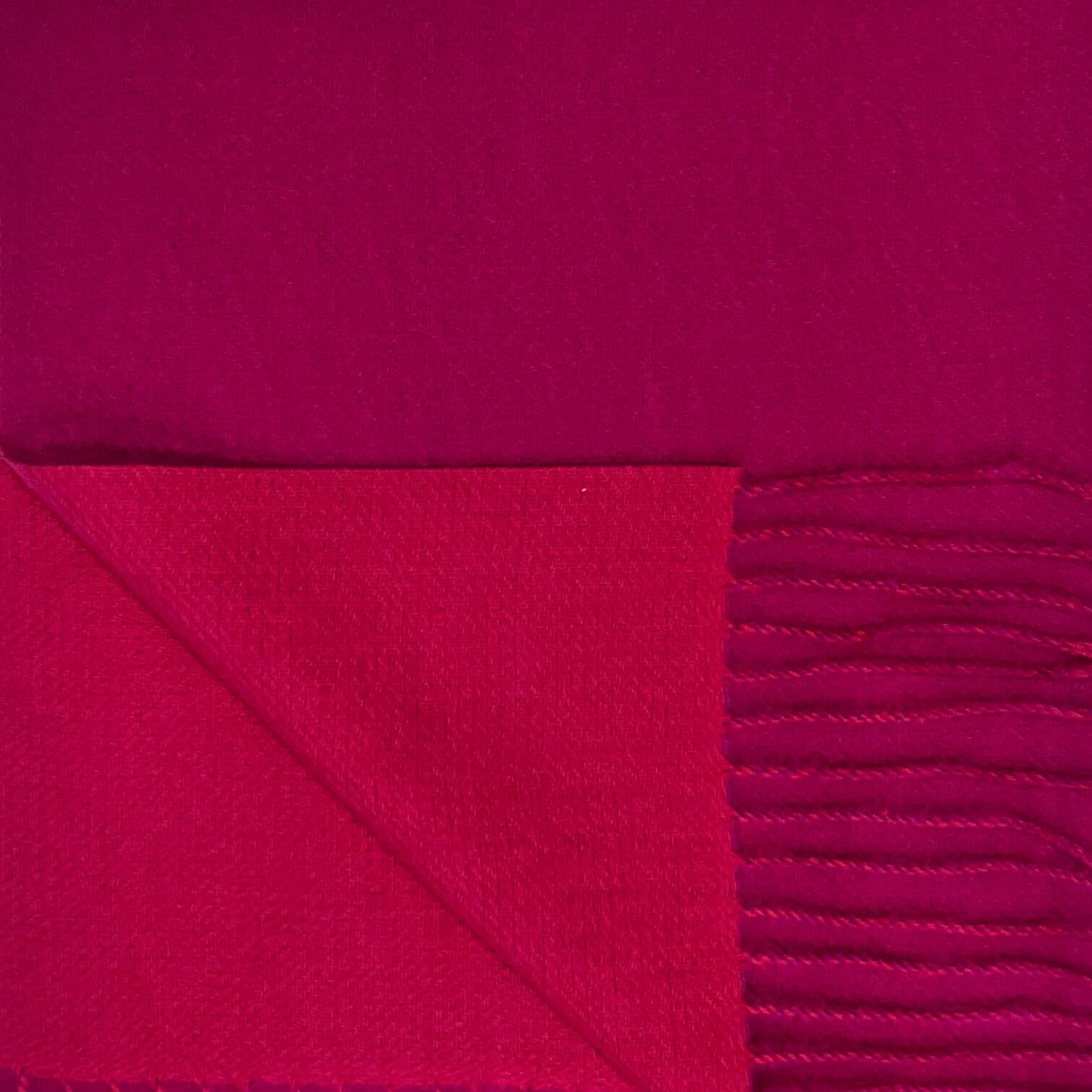 Pink Reversible Two - Tone Cashmere Blend Scarf | The Jewellery Stop