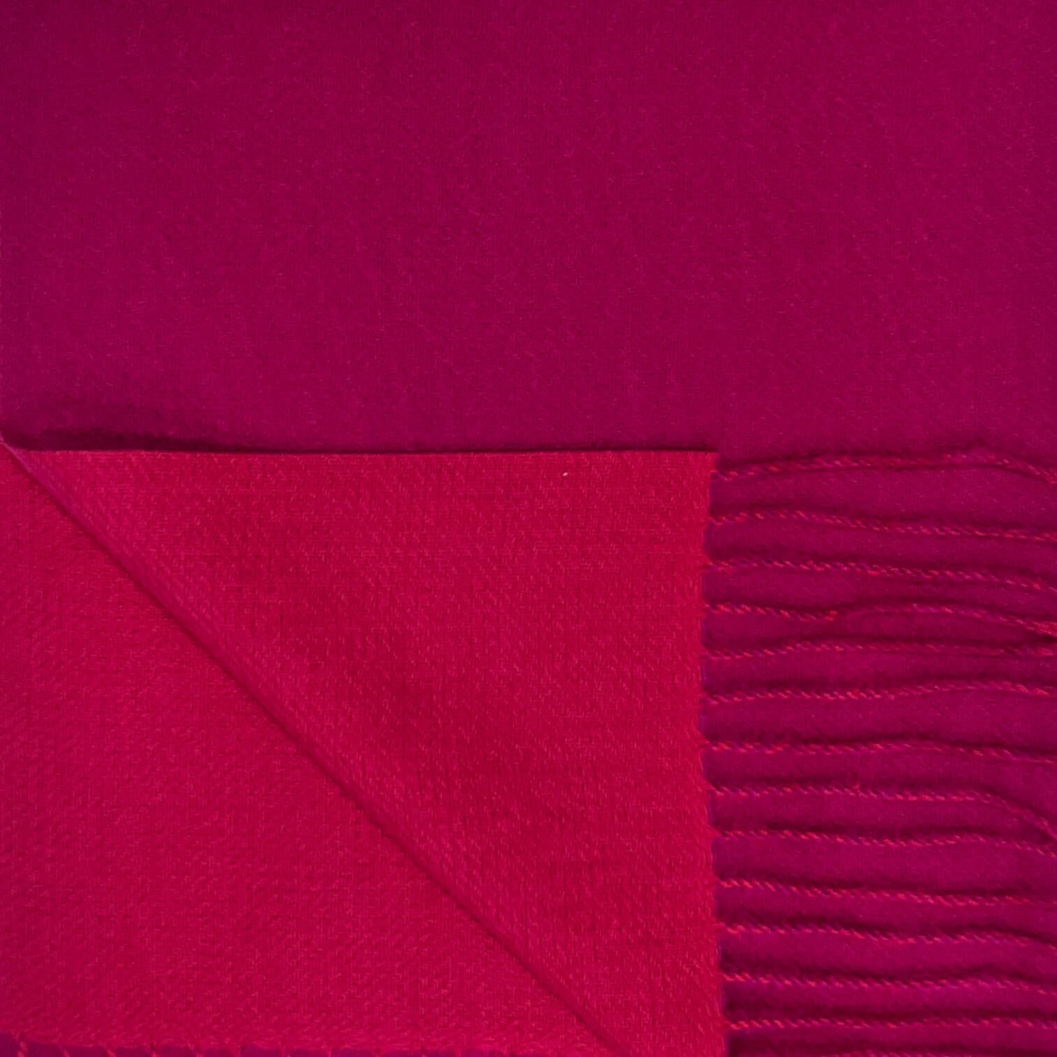 Pink Reversible Two - Tone Cashmere Blend Scarf | The Jewellery Stop
