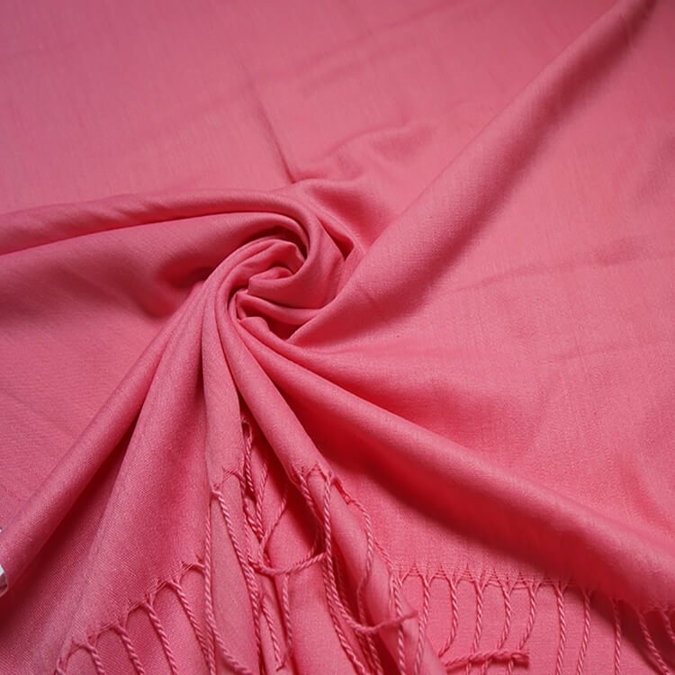 Coral Lightweight Plain Pashmina | The Jewellery Stop