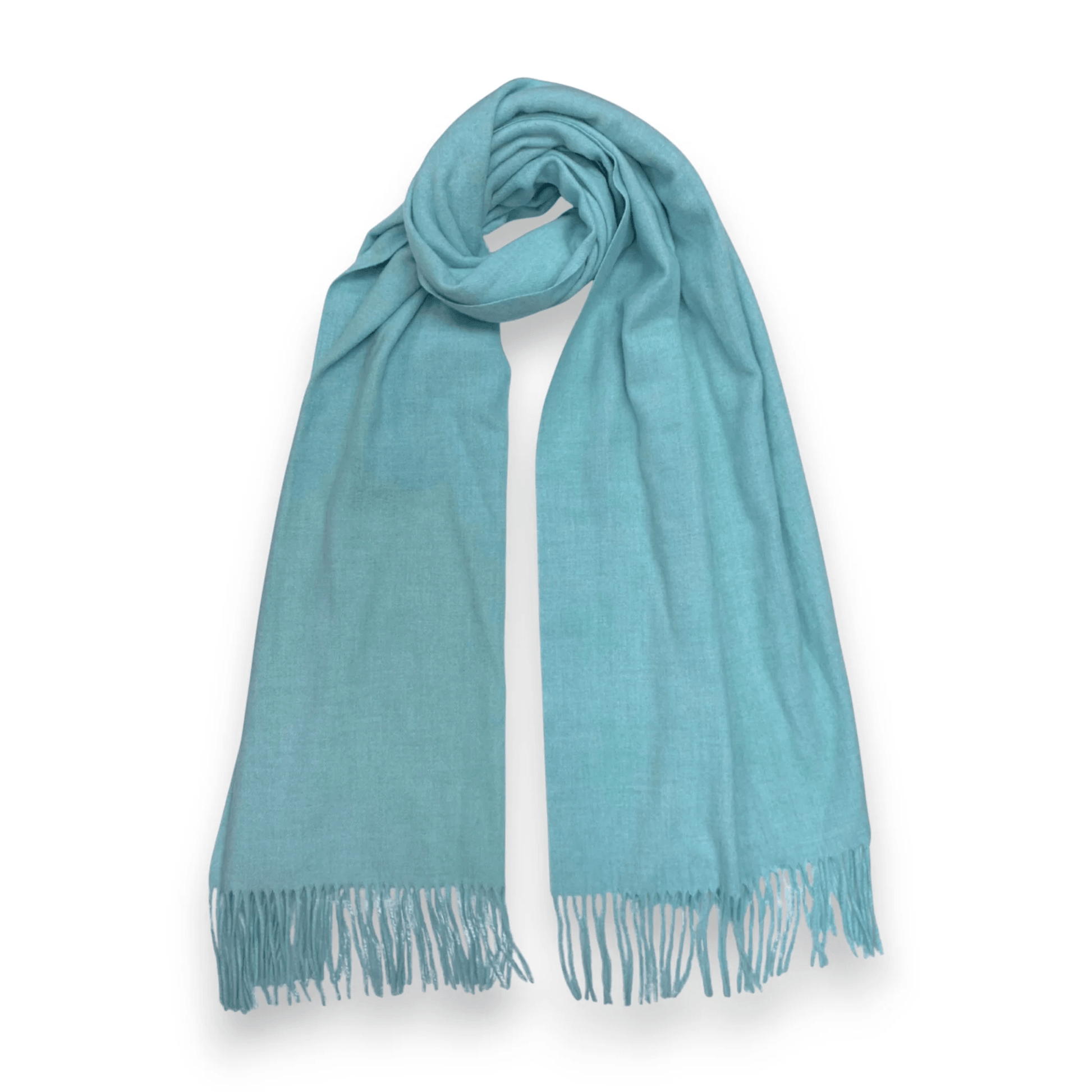 Duck Egg Premium Wool Blend Winter Scarf | The Jewellery Stop