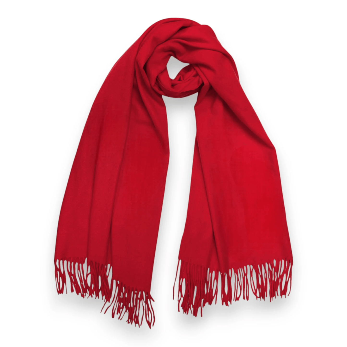 Red Premium Wool Blend Winter Scarf | The Jewellery Stop
