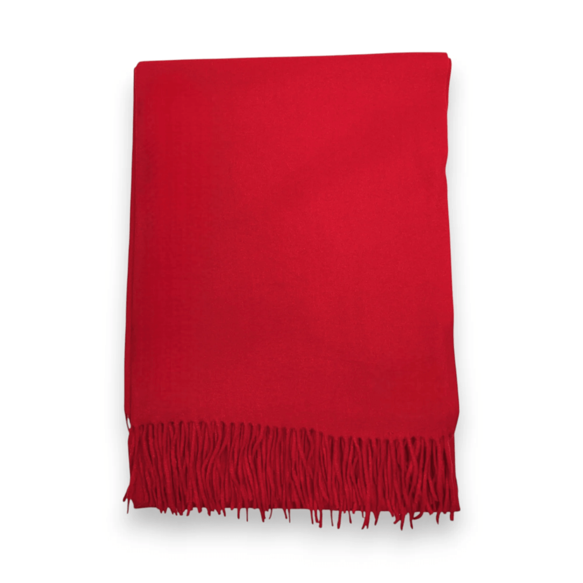 Red Premium Wool Blend Winter Scarf | The Jewellery Stop