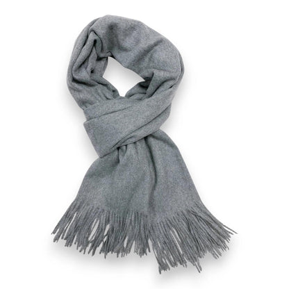 Grey Premium Wool Blend Winter Scarf | The Jewellery Stop