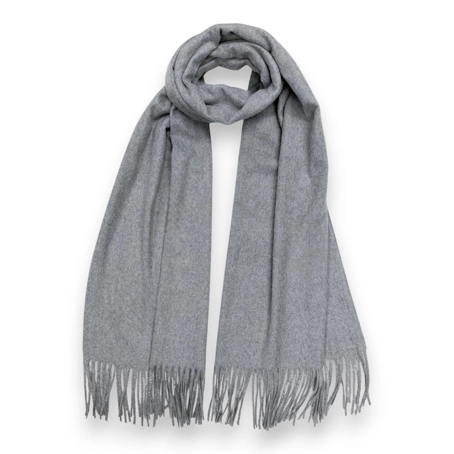 Grey Premium Wool Blend Winter Scarf | The Jewellery Stop