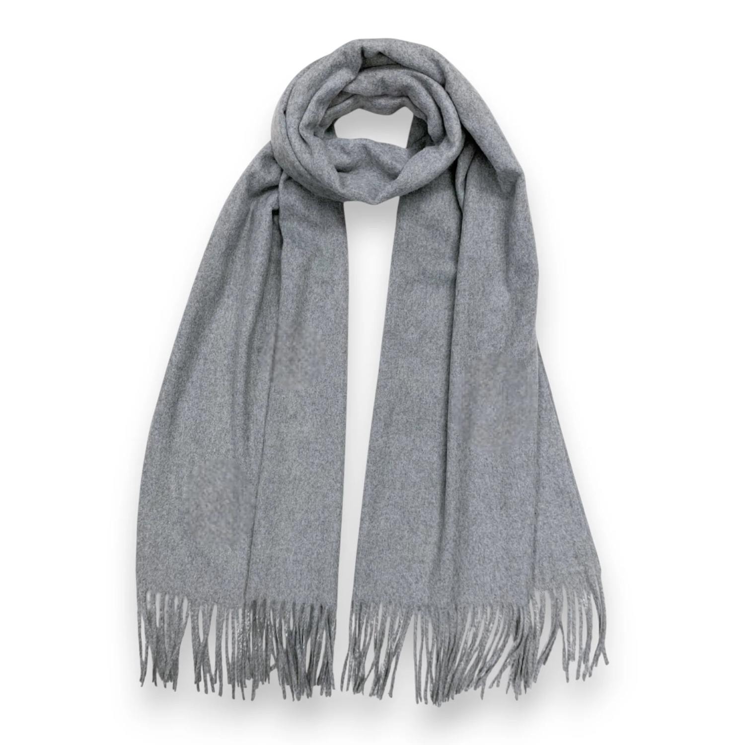 Grey Premium Wool Blend Winter Scarf | The Jewellery Stop