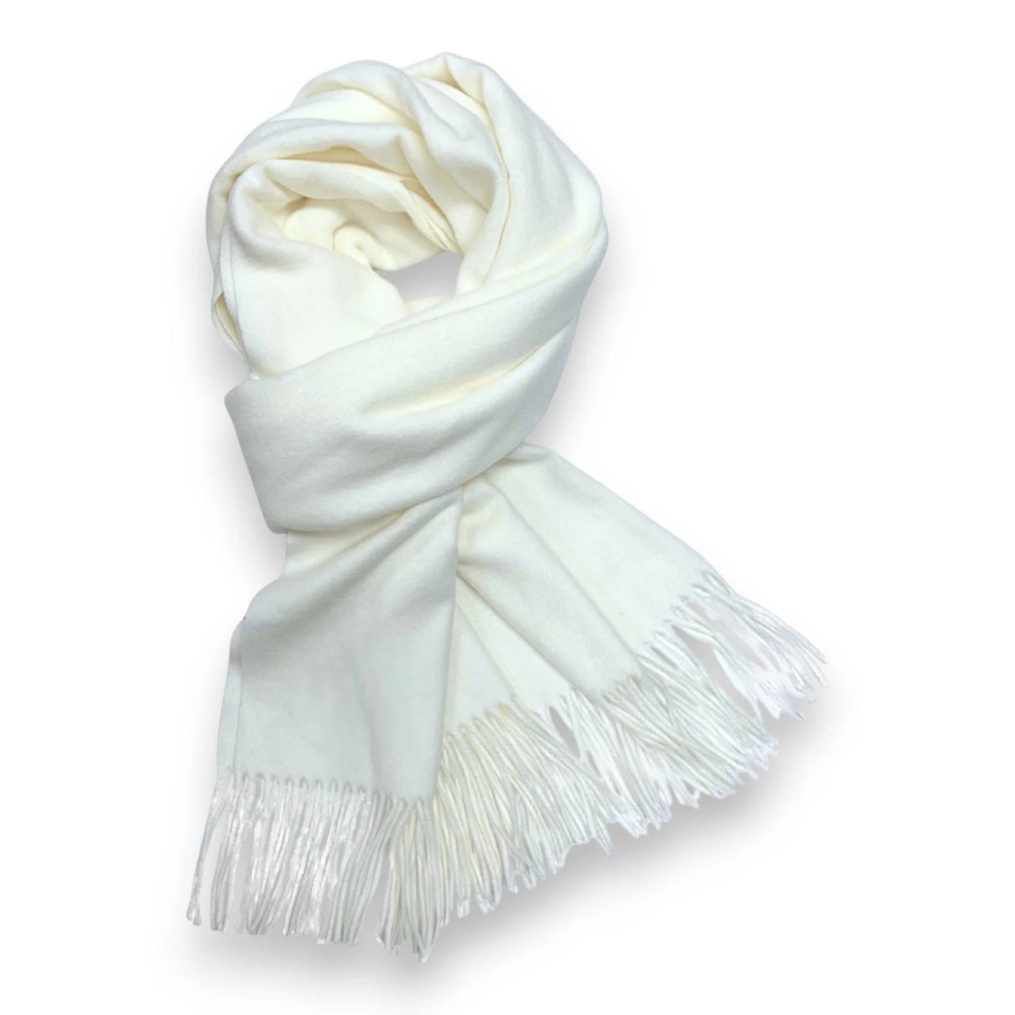 Off - White Premium Wool Blend Winter Scarf | The Jewellery Stop