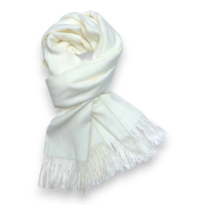 Off - White Premium Wool Blend Winter Scarf | The Jewellery Stop
