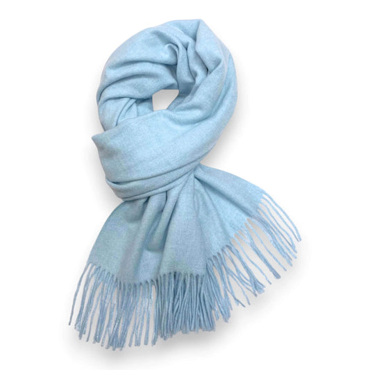 Baby blue Premium Wool Blend Winter Scarf