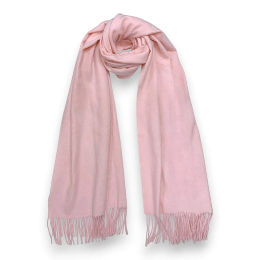 Pink Premium Wool Blend Winter Scarf