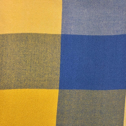 Sky Classic Check Print Wool Mix Winter Scarf