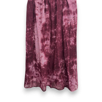 Burgundy Pure Modal Tie Dye Print Scarf | The Jewellery Stop