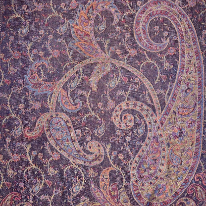 Midnight Jacquard Paisley Pashmina | The Jewellery Stop