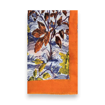 Terracotta Nature Art Print Scarf | The Jewellery Stop