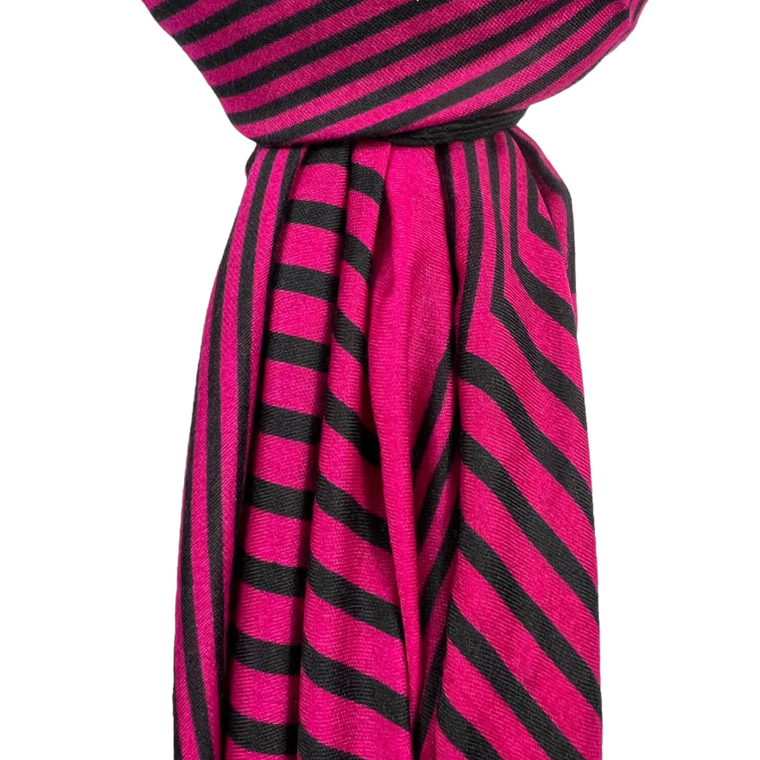 Hot Pink Big Maze Print Scarf
