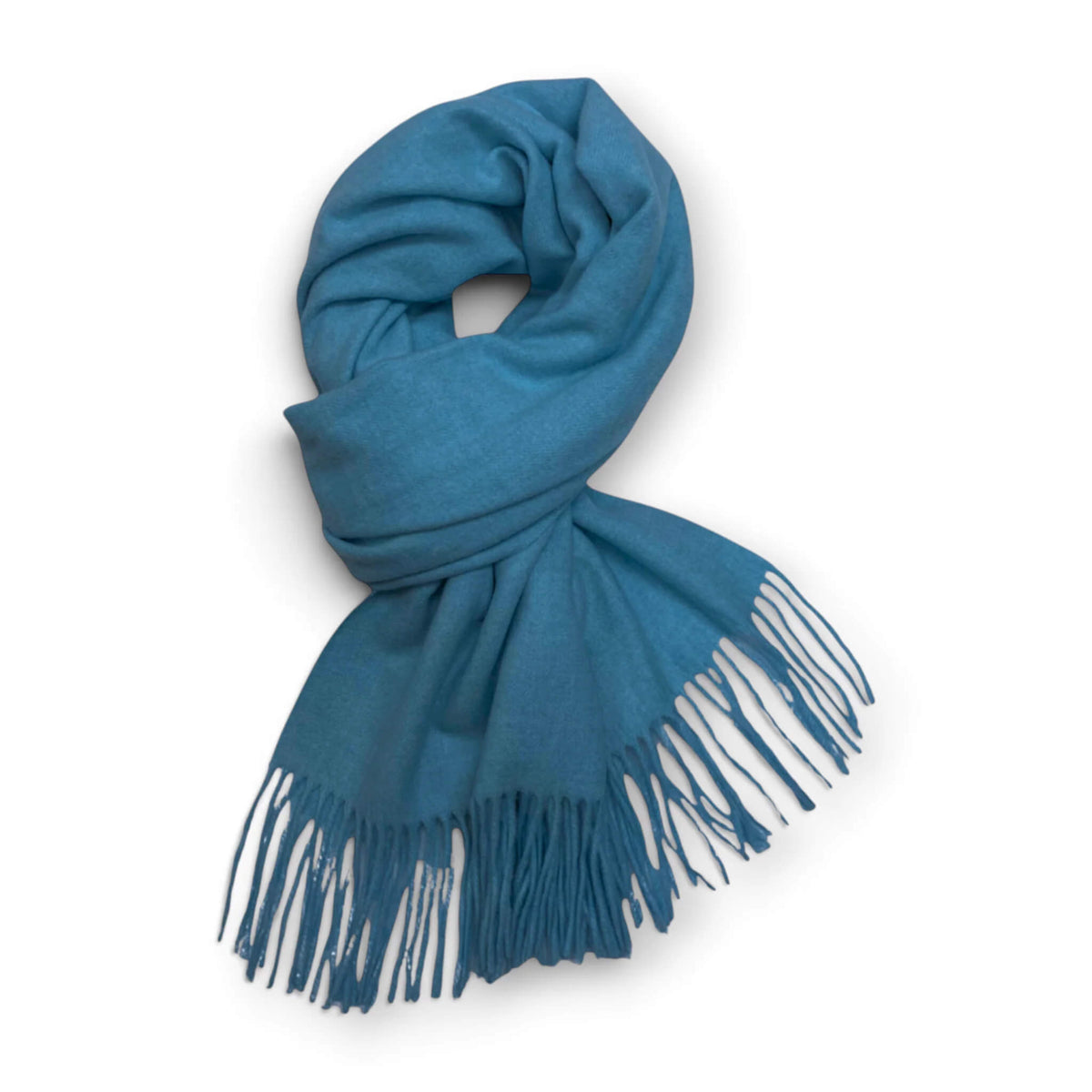 Mist Blue Premium Cashmere Blend Winter Scarf
