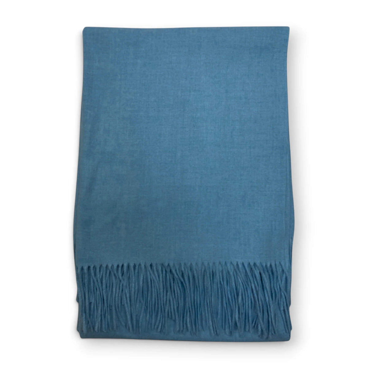 Mist Blue Premium Cashmere Blend Winter Scarf