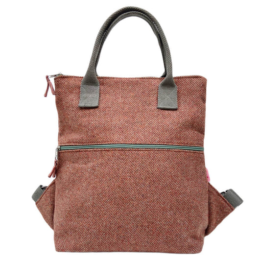 Sand Herringbone Backpack