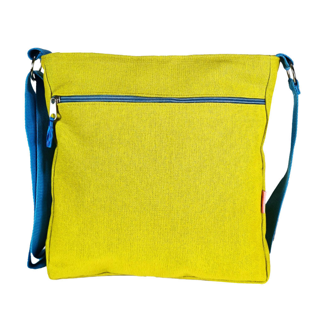 Citrus Canvas Large Cross Body Bag