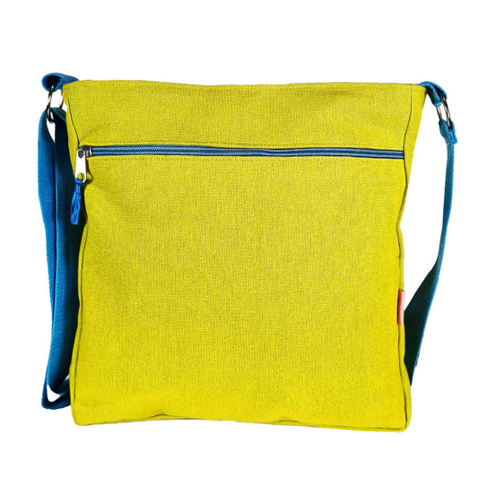 Citrus Canvas Large Cross Body Bag