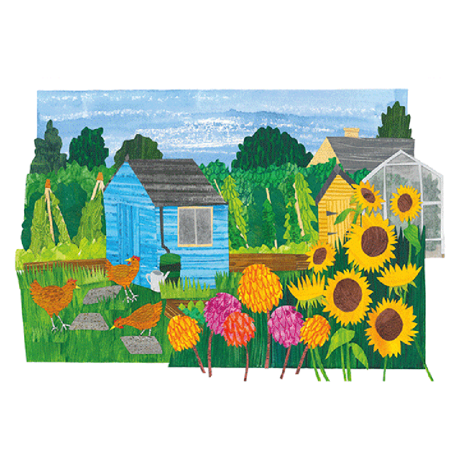 Allotment Greeting Card | The Jewellery Stop