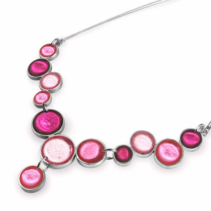 Flamingo Bubble Extravaganza Shiny Necklace