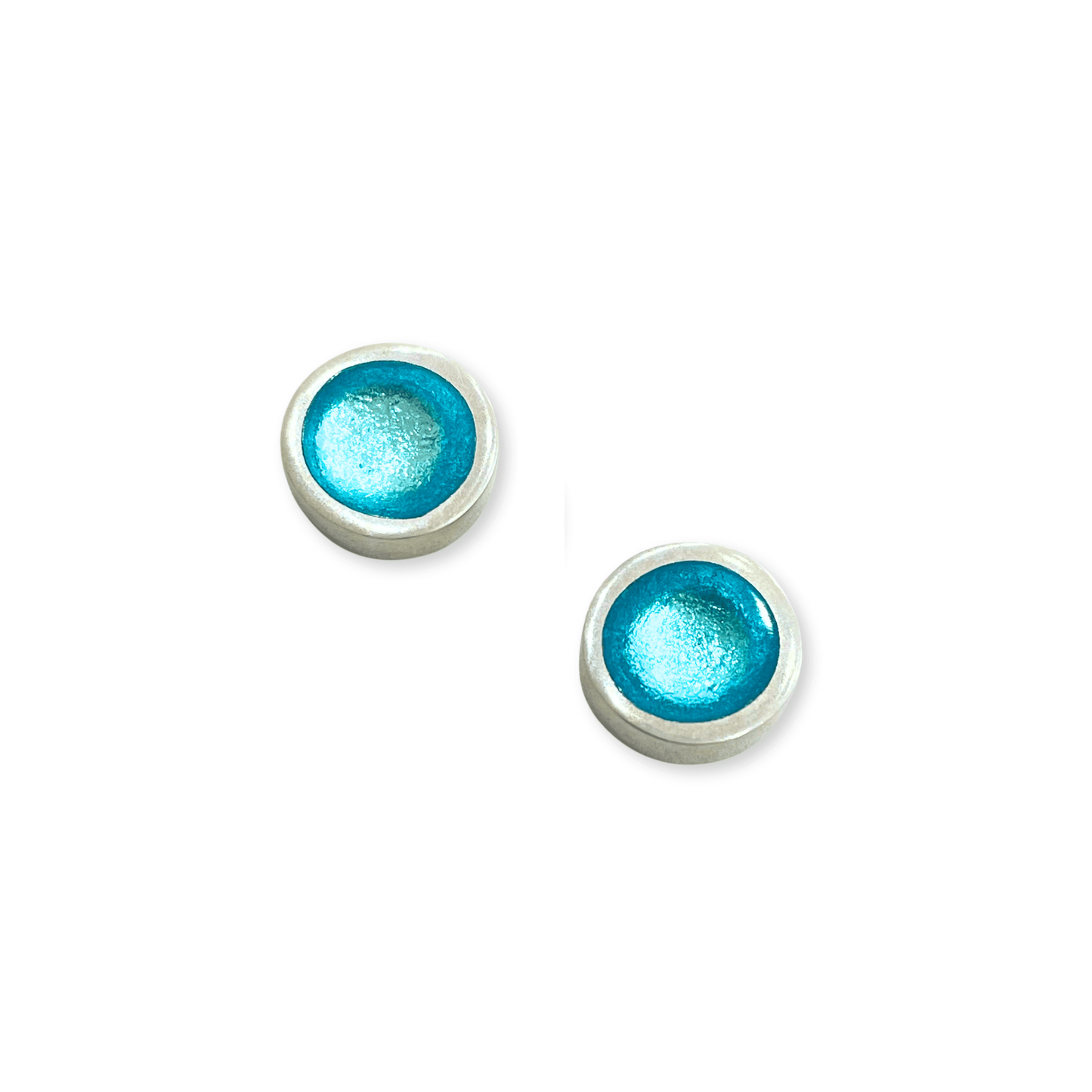 Bluebell Bubble Extravaganza Shiny Small Stud Earrings