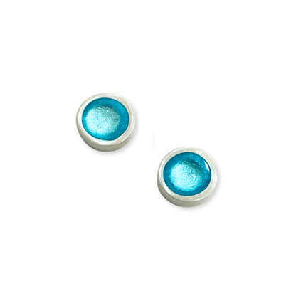 Bluebell Bubble Extravaganza Shiny Small Stud Earrings
