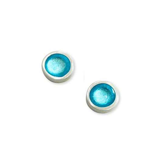 Bluebell Bubble Extravaganza Shiny Small Stud Earrings