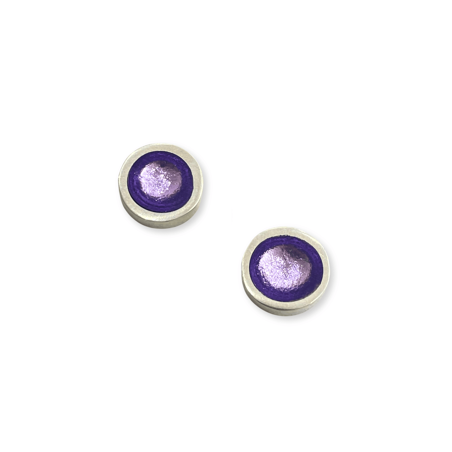 Sherbet Bubble Extravaganza Shiny Small Stud Earrings
