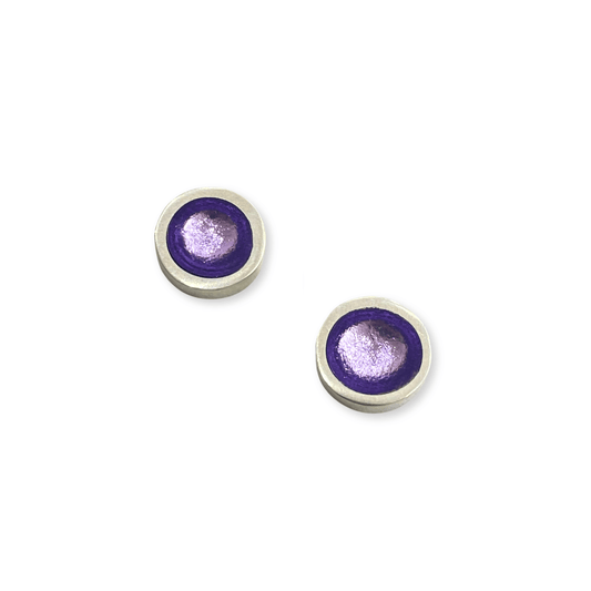 Sherbet Bubble Extravaganza Shiny Small Stud Earrings