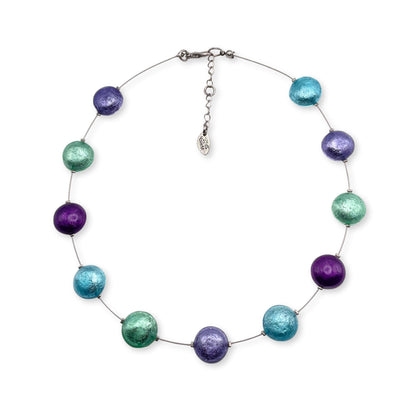 Bluebell Cabouchon Shiny Necklace