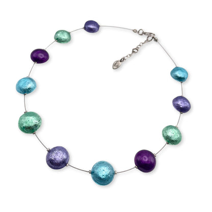 Bluebell Cabouchon Shiny Necklace