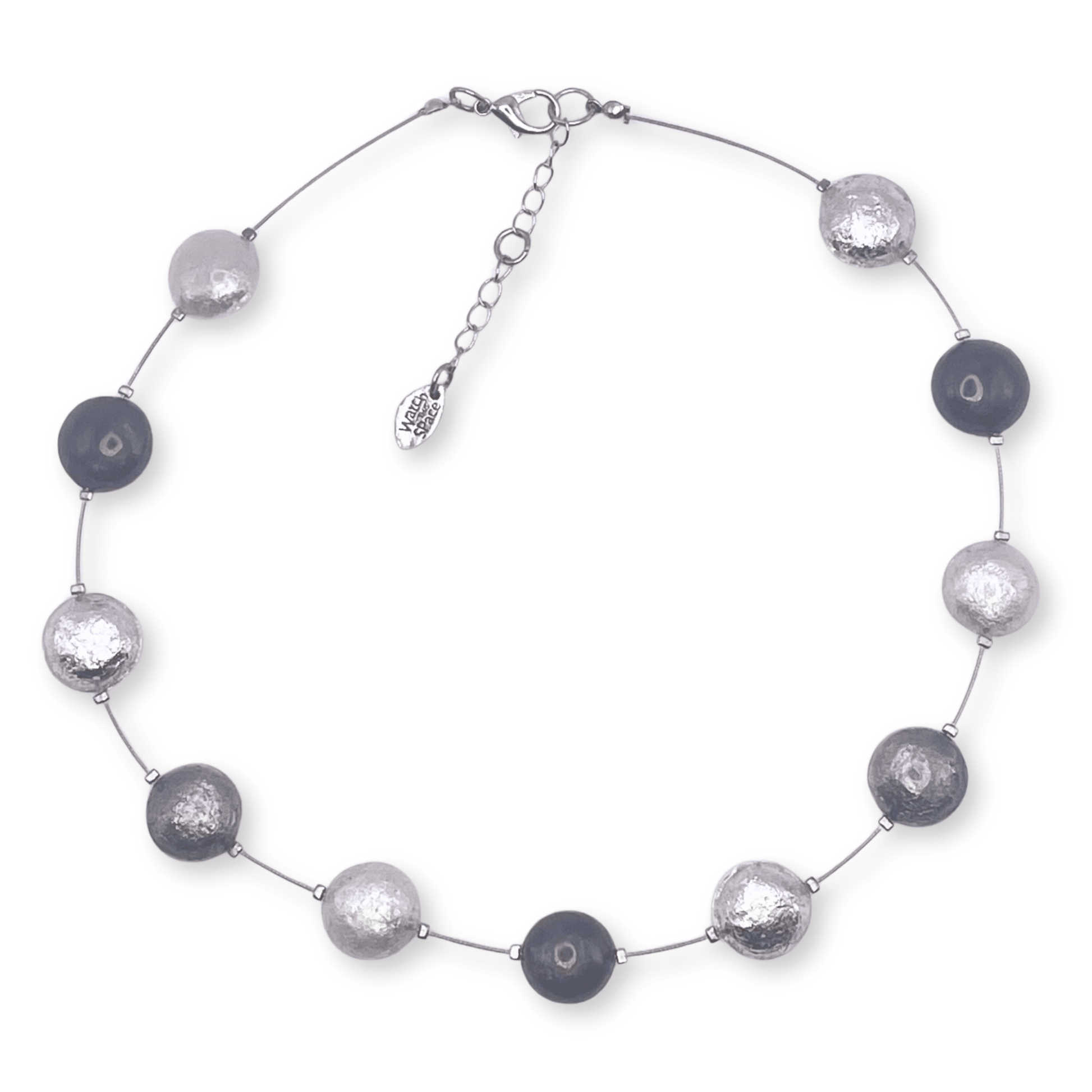 Silhouette Cabouchon Shiny Necklace | The Jewellery Stop