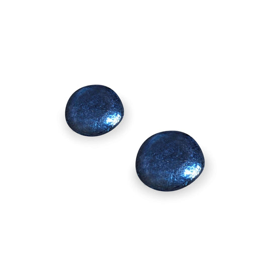 Atlantic Cabouchon Shiny Small Stud Earrings | The Jewellery Stop