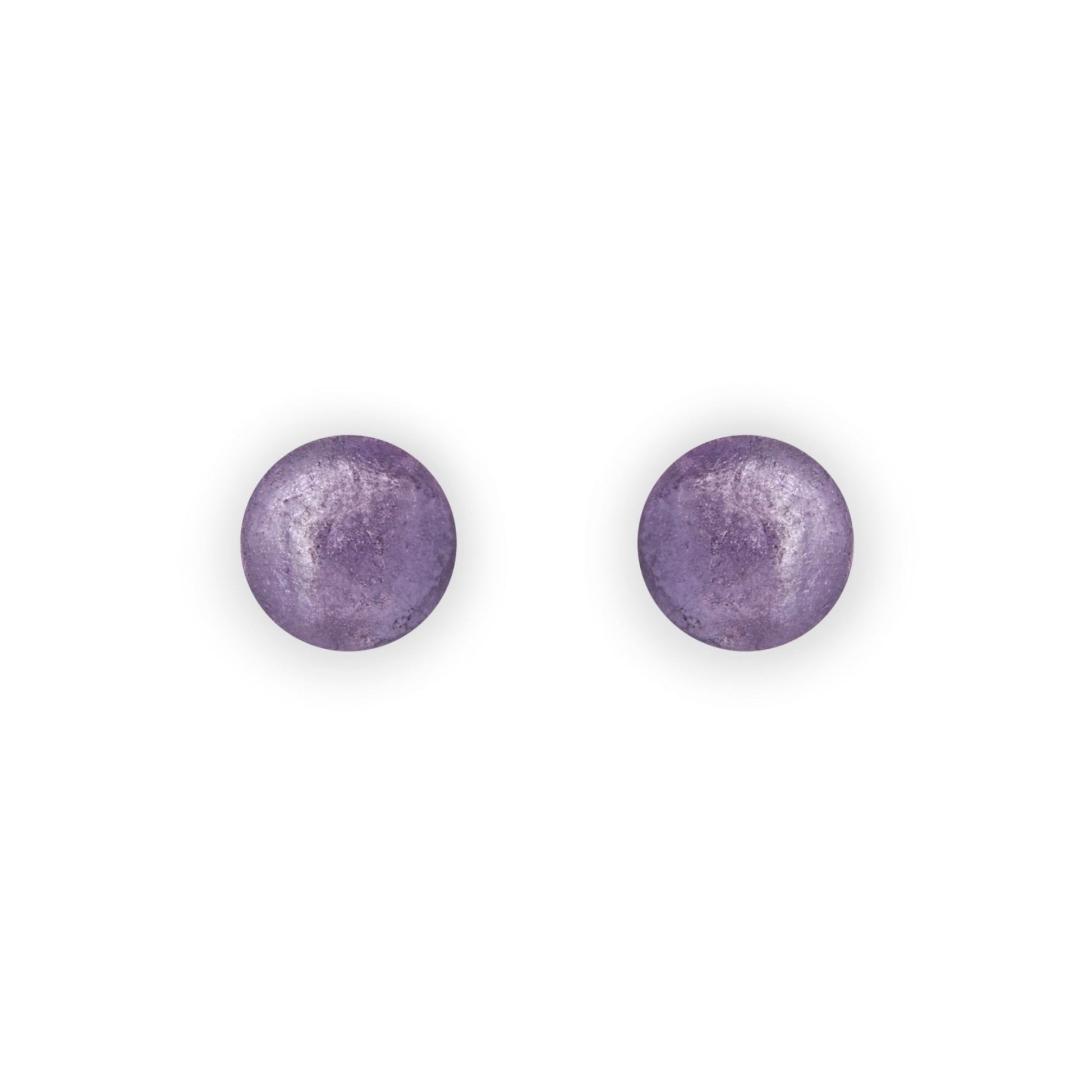 Nessie Cabouchon Shiny Small Stud Earrings | The Jewellery Stop