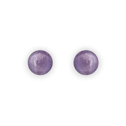 Nessie Cabouchon Shiny Small Stud Earrings | The Jewellery Stop