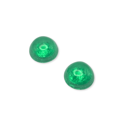 Aurora Cabouchon Shiny Small Stud Earrings | The Jewellery Stop
