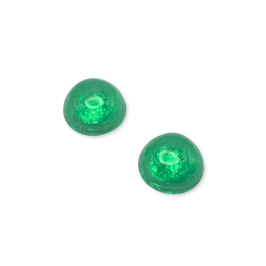 Aurora Cabouchon Shiny Small Stud Earrings | The Jewellery Stop