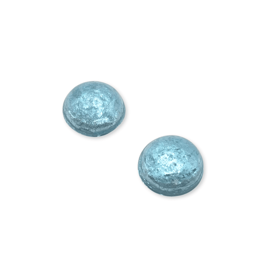 Bluebell Cabouchon Shiny Small Stud Earrings | The Jewellery Stop