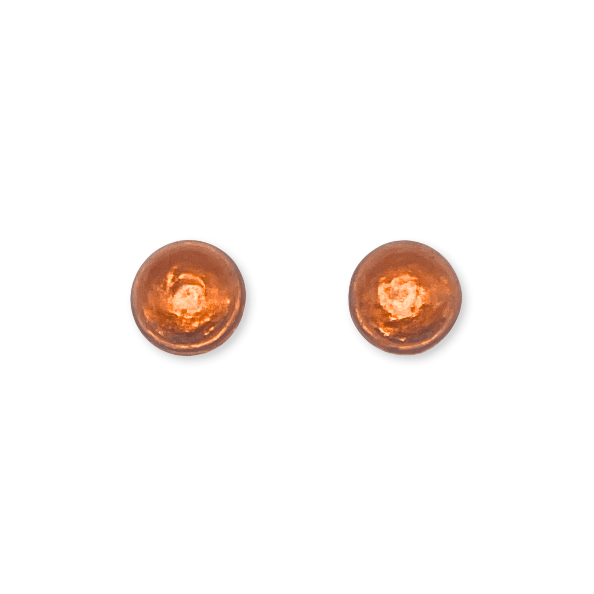 Morocco Cabouchon Shiny Small Stud Earrings | The Jewellery Stop