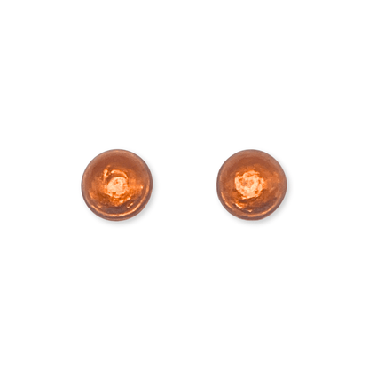 Morocco Cabouchon Shiny Small Stud Earrings | The Jewellery Stop