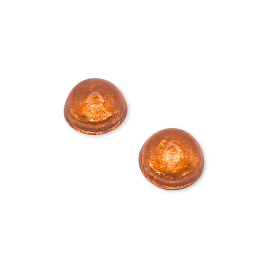 Morocco Cabouchon Shiny Small Stud Earrings | The Jewellery Stop