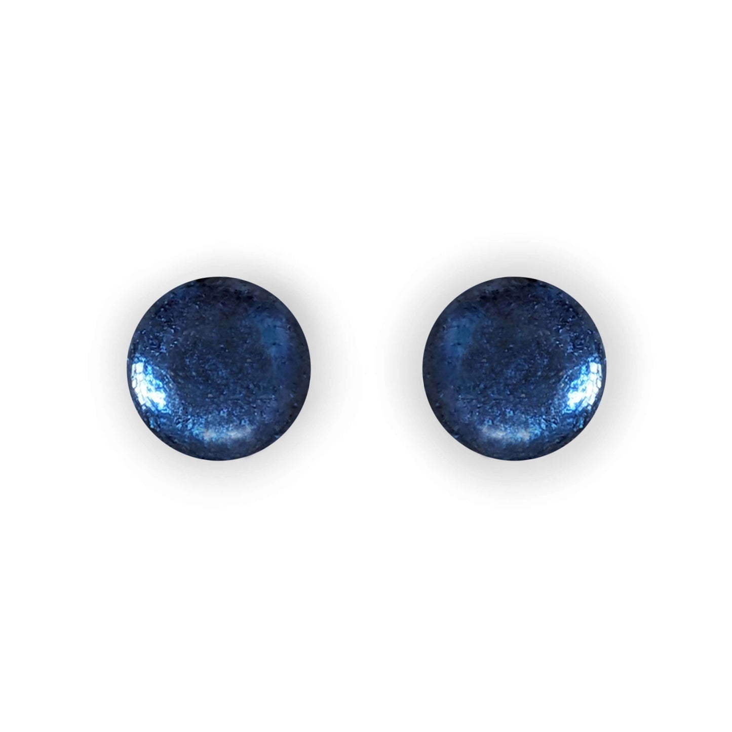 Atlantic Cabouchon Shiny Medium Stud Earrings | The Jewellery Stop