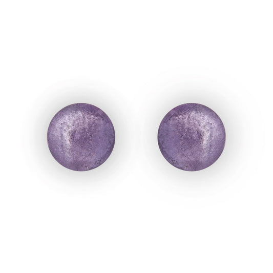 Nessie Cabouchon Shiny Medium Stud Earrings | The Jewellery Stop