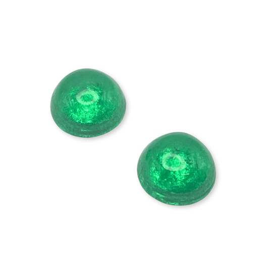 Aurora Cabouchon Shiny Medium Stud Earrings | The Jewellery Stop