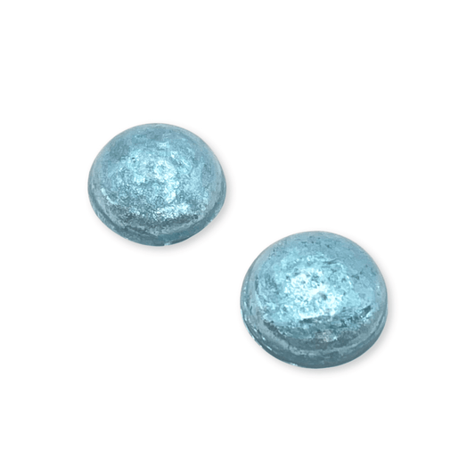 Bluebell Cabouchon Shiny Medium Stud Earrings | The Jewellery Stop